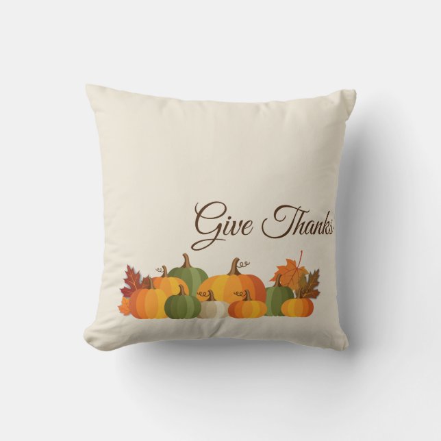 Throw Pillow-Autumn Cushion (Front)