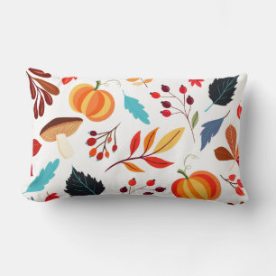 Throw Pillow-Autumn Lumbar Cushion