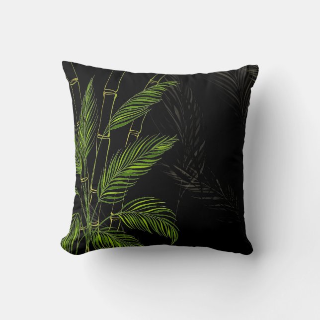 Throw Pillow-Bamboo Cushion (Front)
