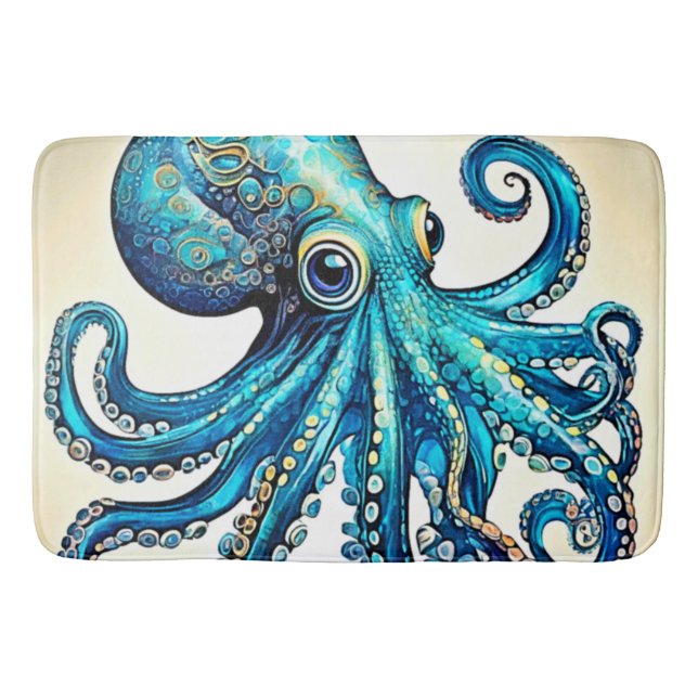 Throw Pillow Bath Mat (Front)