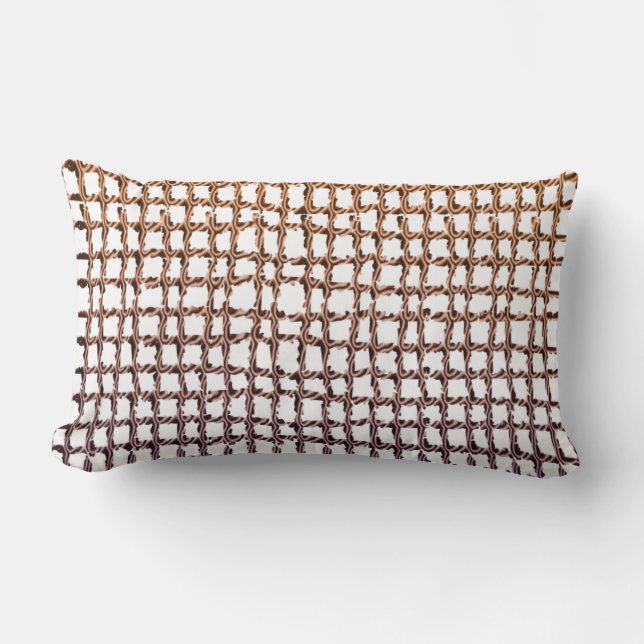 Throw Pillow Beige Net (Front)