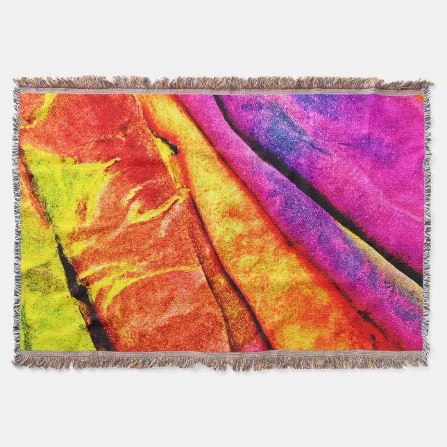 Throw Pillow Blanket (Front)