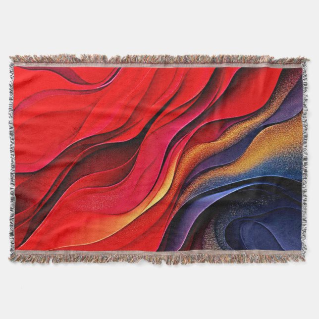 Throw Pillow Blanket (Front)