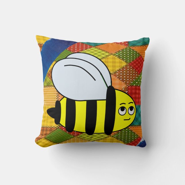 Throw Pillow Bumblebee (Front)