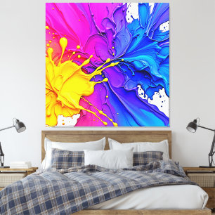Throw Pillow Canvas Print