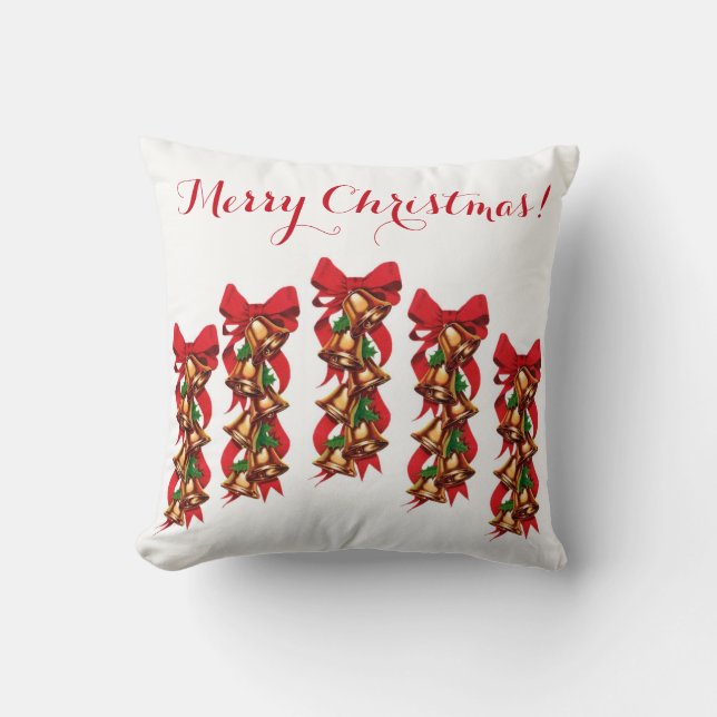 Throw Pillow, Christmas Pillow, New Year Pillow (Front)