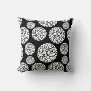 Throw Pillow-Circle Pattern Cushion