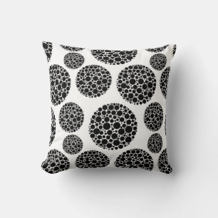 Throw Pillow-Circle Pattern Cushion