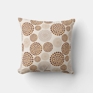 Throw Pillow-Circle Pattern Cushion