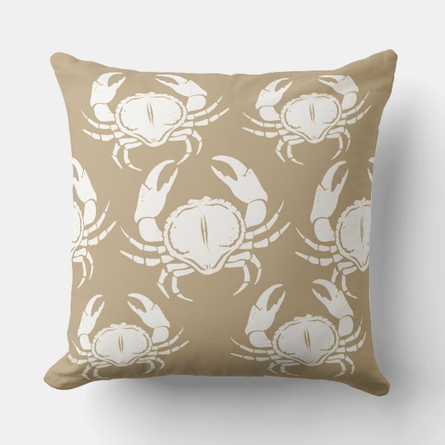 Throw Pillow-Crabs Cushion (Front)