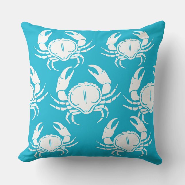 Throw Pillow-Crabs Cushion (Front)