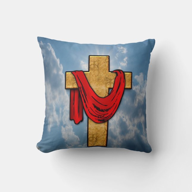 Throw Pillow Cross (Front)