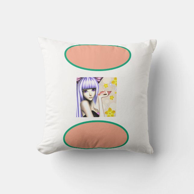 Throw Pillow, Cushion 40.6 cm x 40.6 cm (Front)