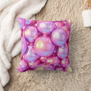 Throw Pillow Cyber-Bubble Y2K