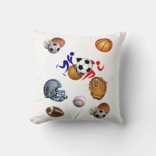 throw pillow decore sports football