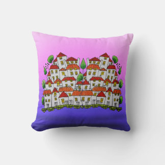 Throw Pillow (Doodle - Hand-drawn)