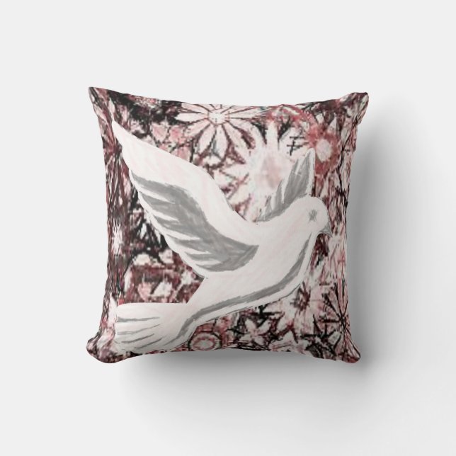 Throw Pillow Dove (Front)