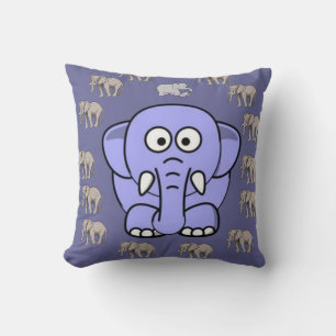 Throw Pillow Elephant