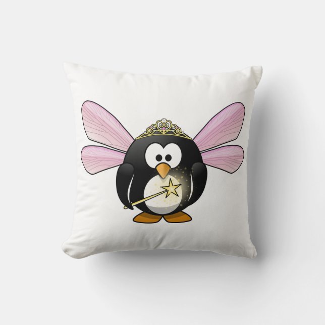 Throw Pillow/Fairy Penguin Cushion (Front)