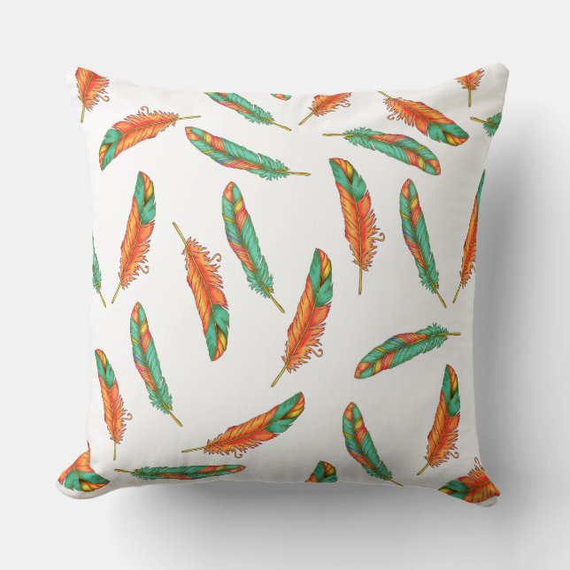 Throw Pillow Feather (Front)