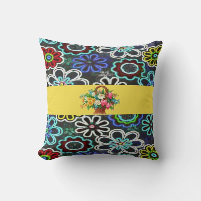Throw Pillow Floral (Front)