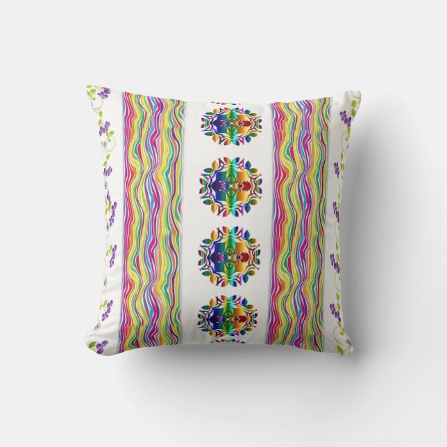 throw pillow Floral (Front)