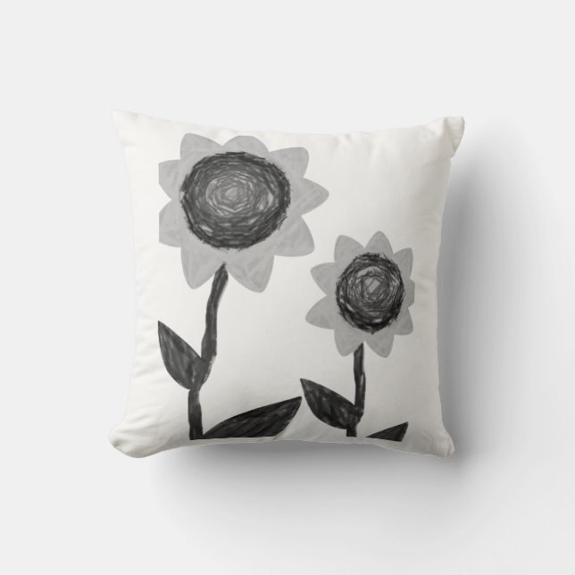 Throw Pillow Floral (Front)