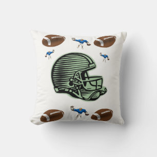 Throw Pillow Football