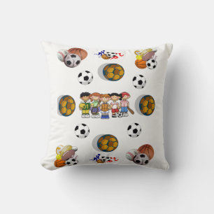 Throw Pillow Football