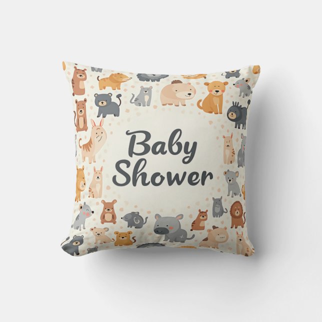 Throw Pillow for Baby shower (Front)