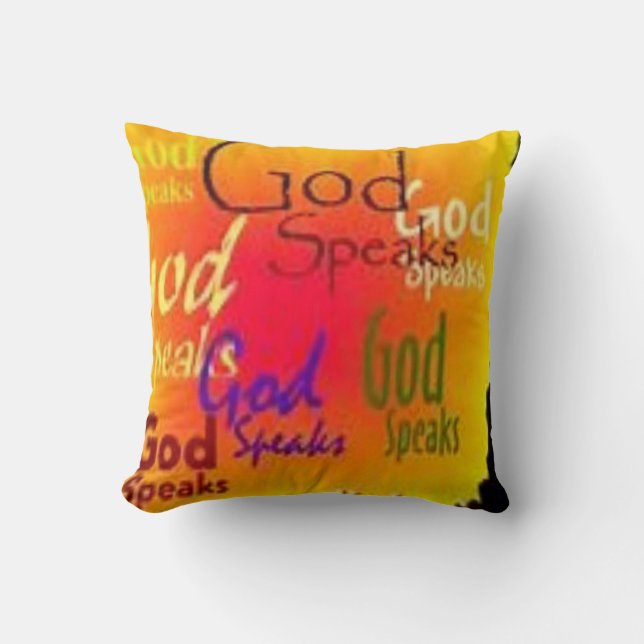 Throw Pillow God (Front)