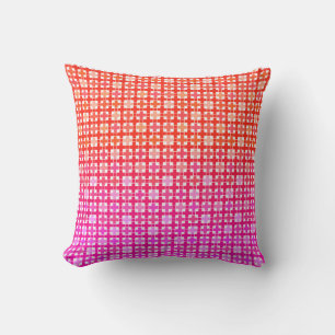 Throw Pillow gradient , checkered gradient ,ombre
