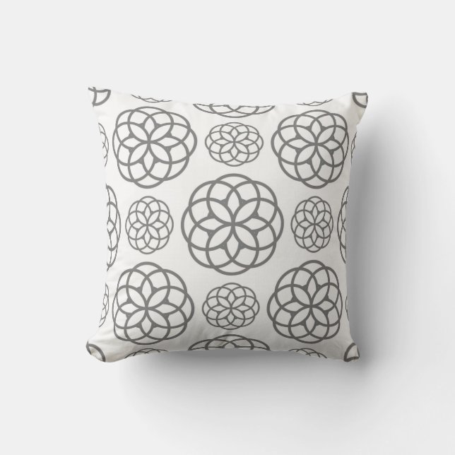 Throw Pillow Grey (Front)