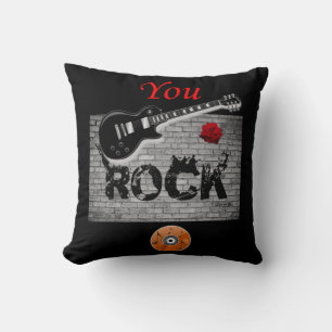 Throw Pillow Guitar
