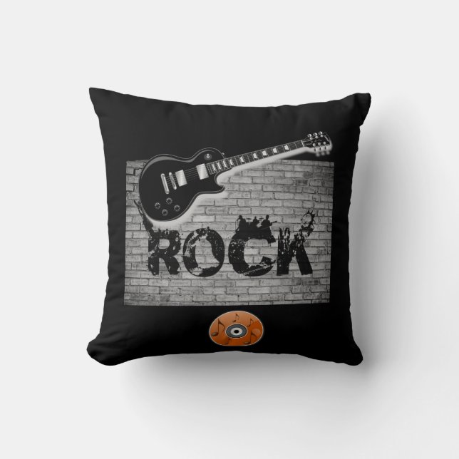 Throw Pillow Guitar (Front)