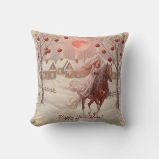 Throw Pillow "Happy New Year