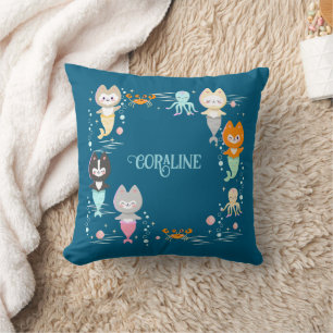 Throw Pillow in a nautical theme.