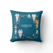 Throw Pillow in a nautical theme.