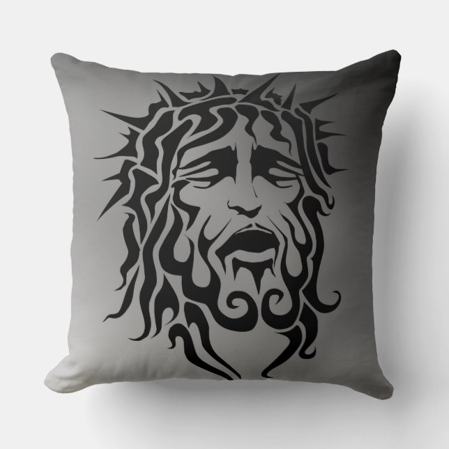 Throw Pillow/Jesus Cushion (Front)