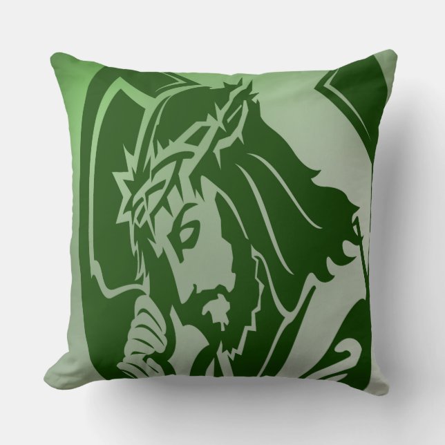 Throw Pillow/Jesus Cushion (Front)