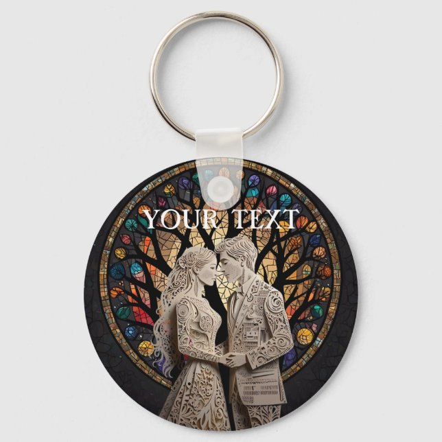 Throw Pillow Key Ring (Front)