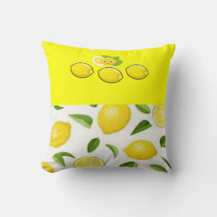 Throw Pillow Lemon