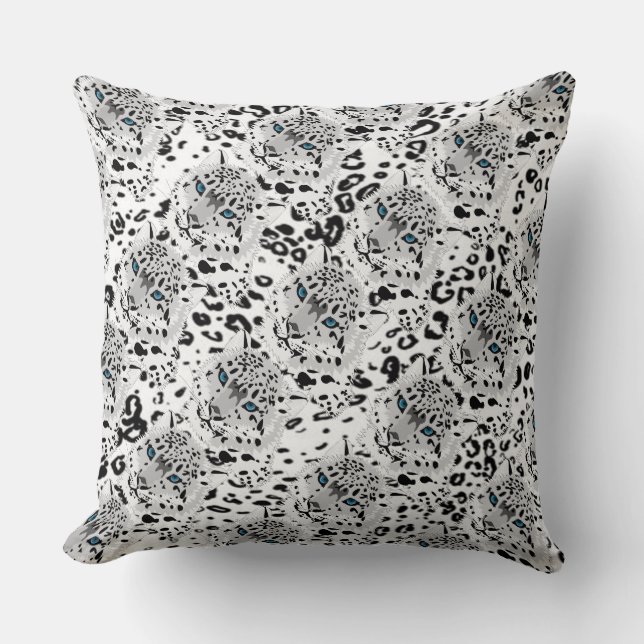 Throw Pillow/Leopard Cushion (Front)