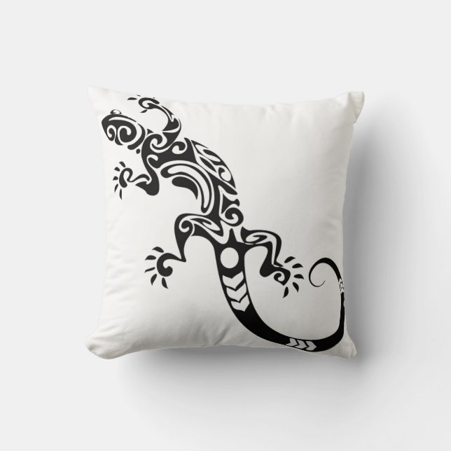 Throw Pillow-Lizard Cushion (Front)