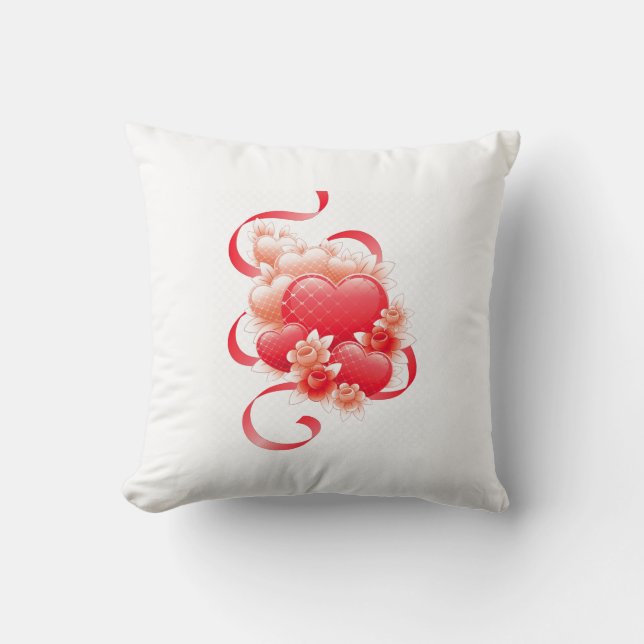 Throw Pillow Love 16" x 16" (Front)