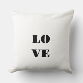 throw pillow love design