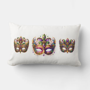 Throw Pillow Mardi Gras