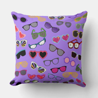 Throw Pillow Modern Retro Sunglasses