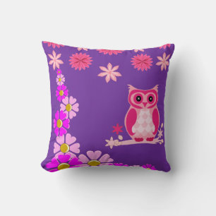 Throw Pillow Owl