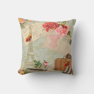 Throw Pillow/Paris Cushion